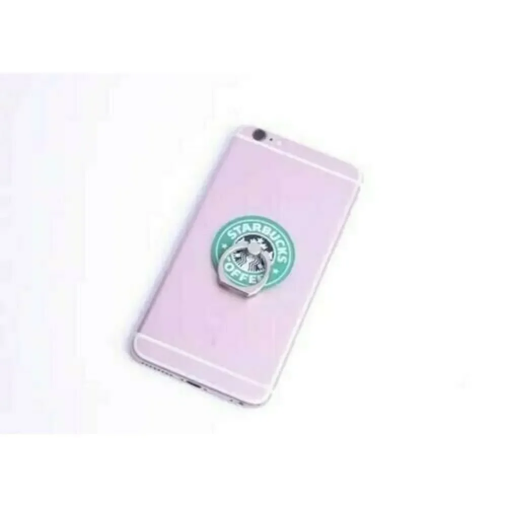 STARBUCKS Phone Ring Holder Stand Universal COFFEE Tablet Reusable Kickstand NEW